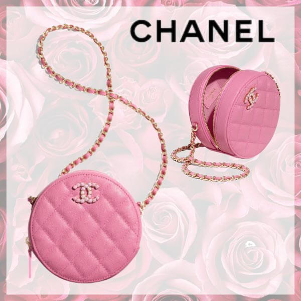 シャネル チェーン クラッチ ラウンド ショルダーバッグ コピー AP2034 B05060 NB358